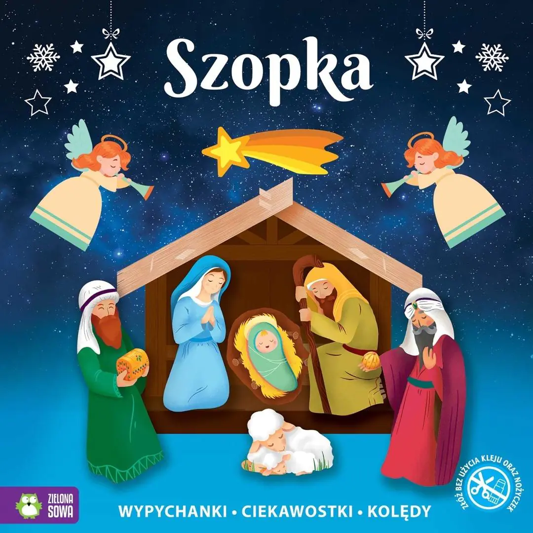 Książka - Szopka. Świąteczne wypychanki