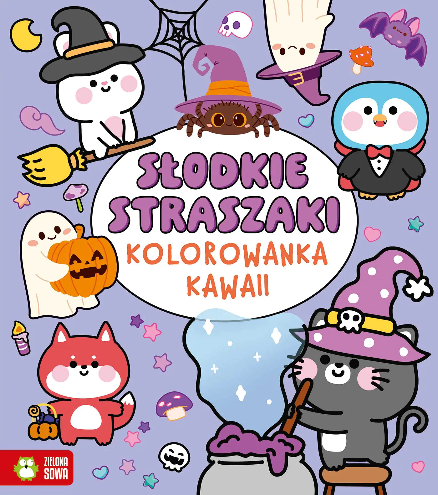 Książka - Kolorowanka Kawaii. Słodkie straszaki