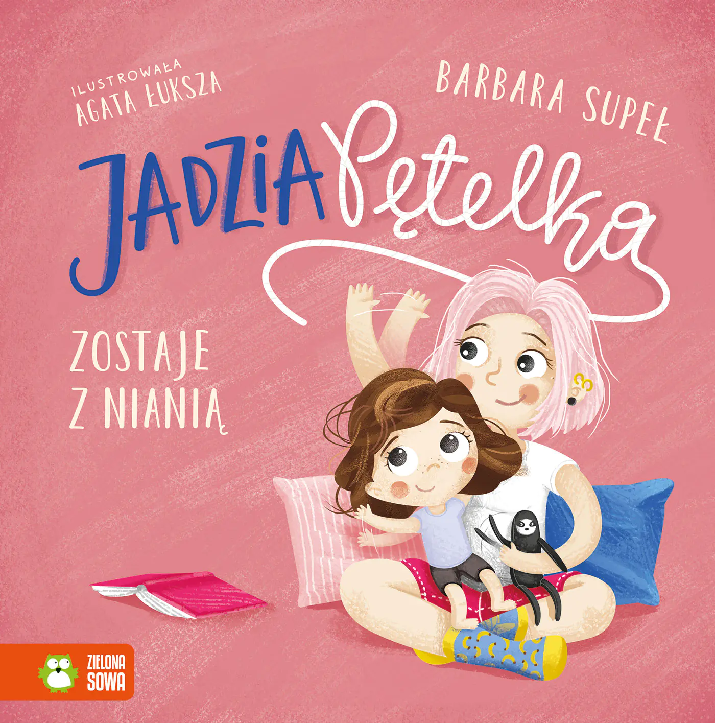 Książka - Jadzia Pętelka zostaje z nianią