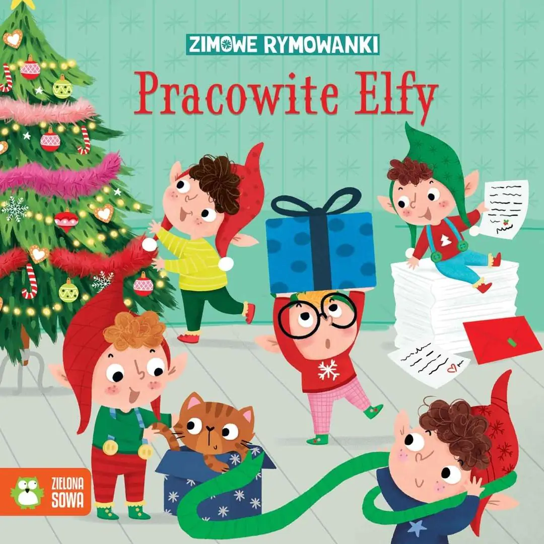 Książka - Zimowe rymowanki. Pracowite elfy