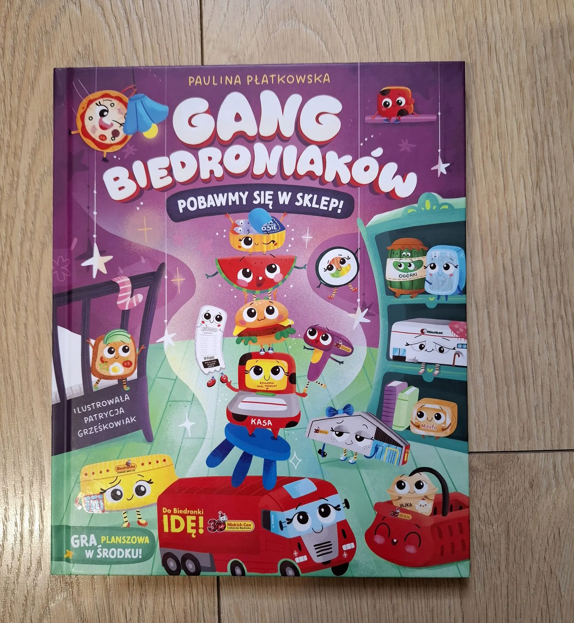 Książka - Gang Biedroniaków Pobawmy Się W Sklep
