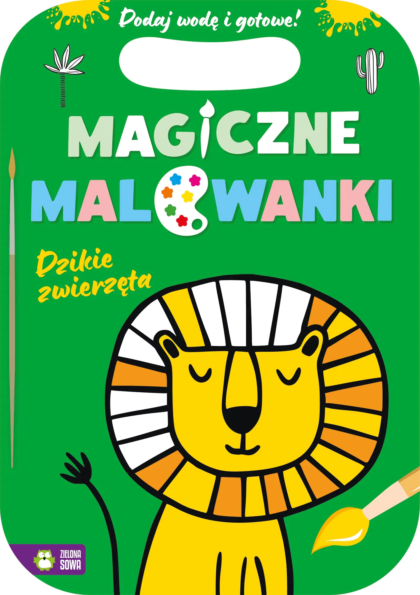 Książka - Magiczne malowanki. Dzikie zwierzęta