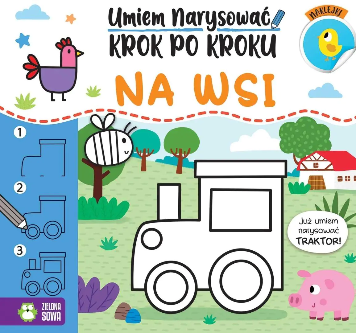 Książka - Umiem narysować krok po kroku. Na wsi