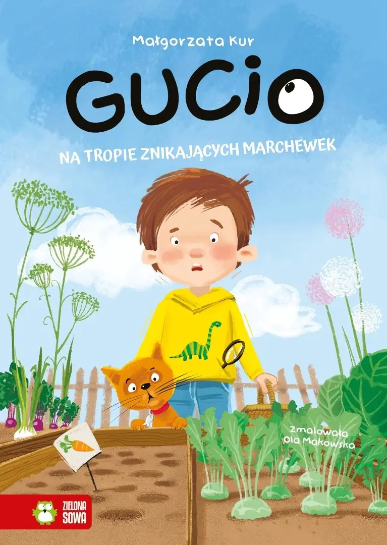 Książka - Gucio na tropie znikających marchewek