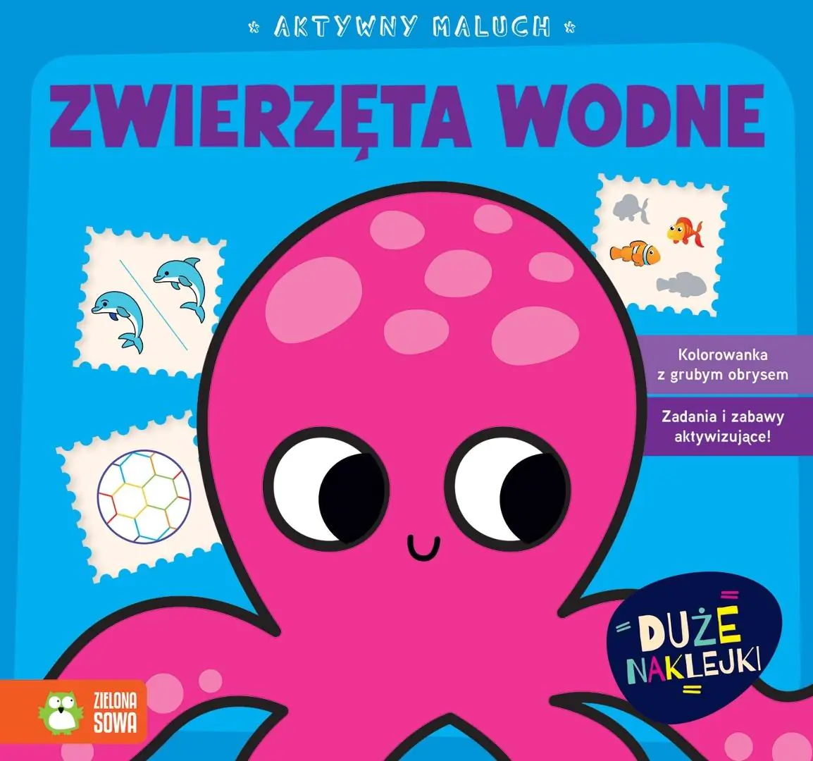Książka - Aktywny maluch. Zwierzęta wodne
