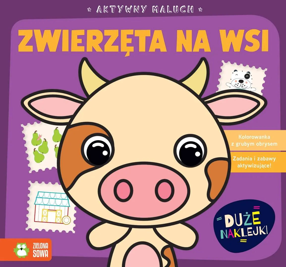 Książka - Aktywny maluch. Zwierzęta na wsi