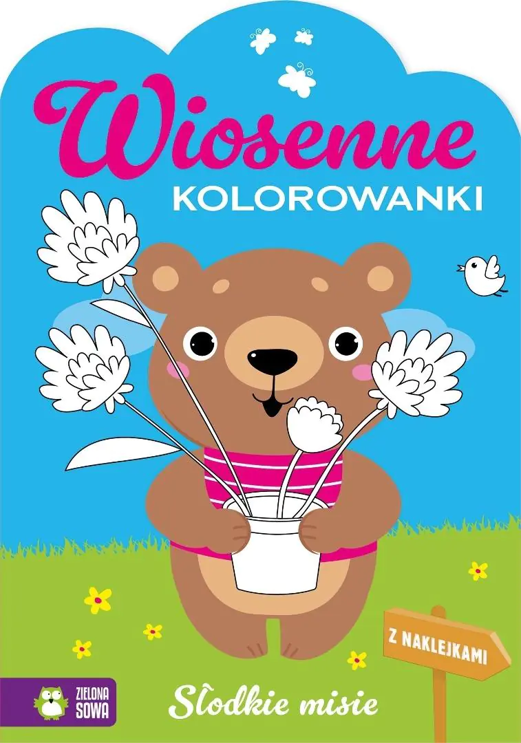 Książka - Wiosenne kolorowanki. Słodkie misie