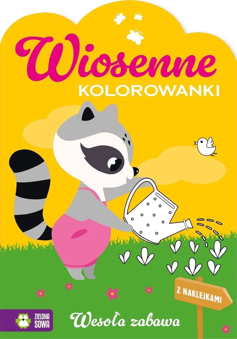 Książka - Wiosenne kolorowanki. Wesoła zabawa