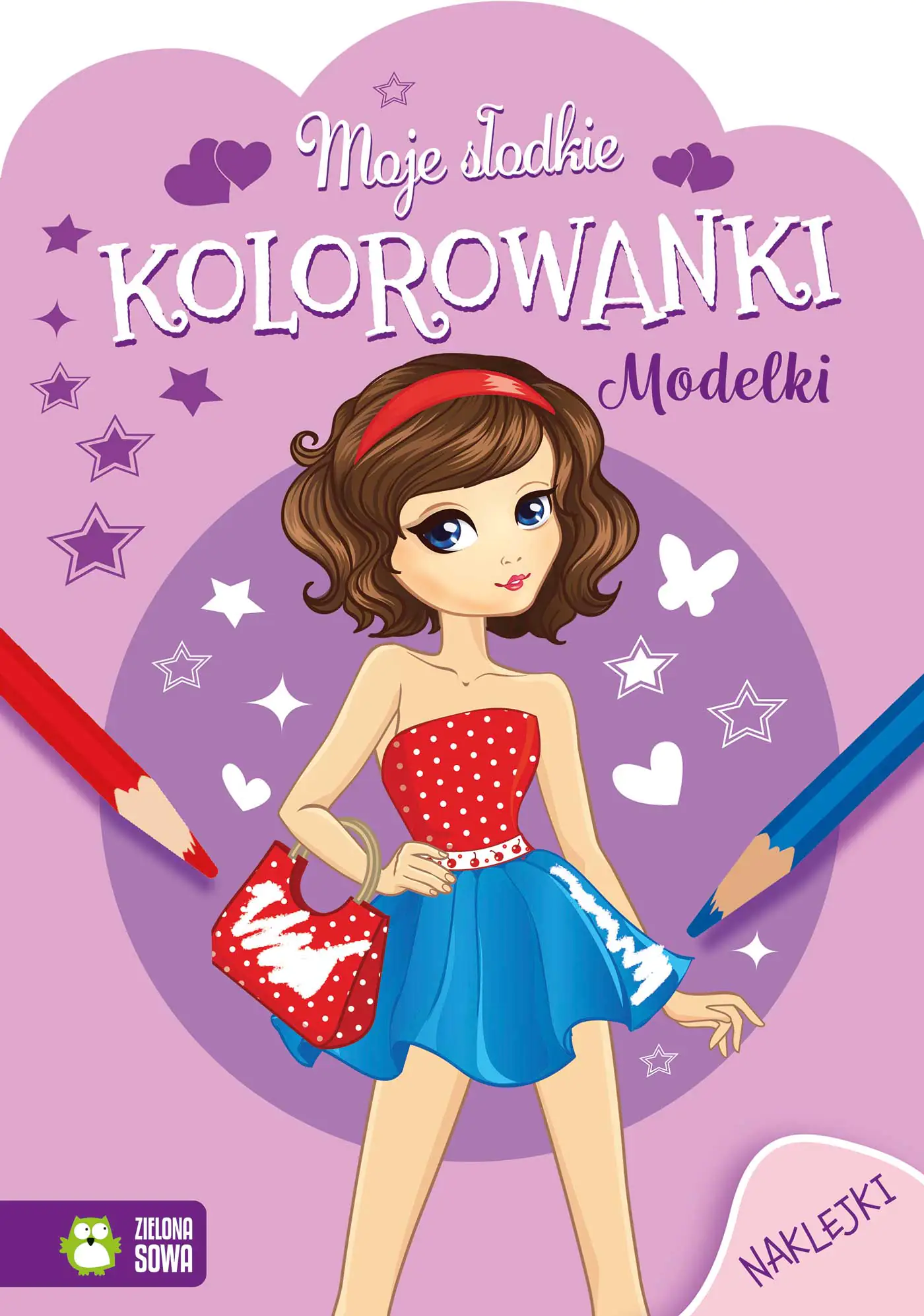 Książka - MALOWANKA 165X235 MODELKI NAKLEJ ZS