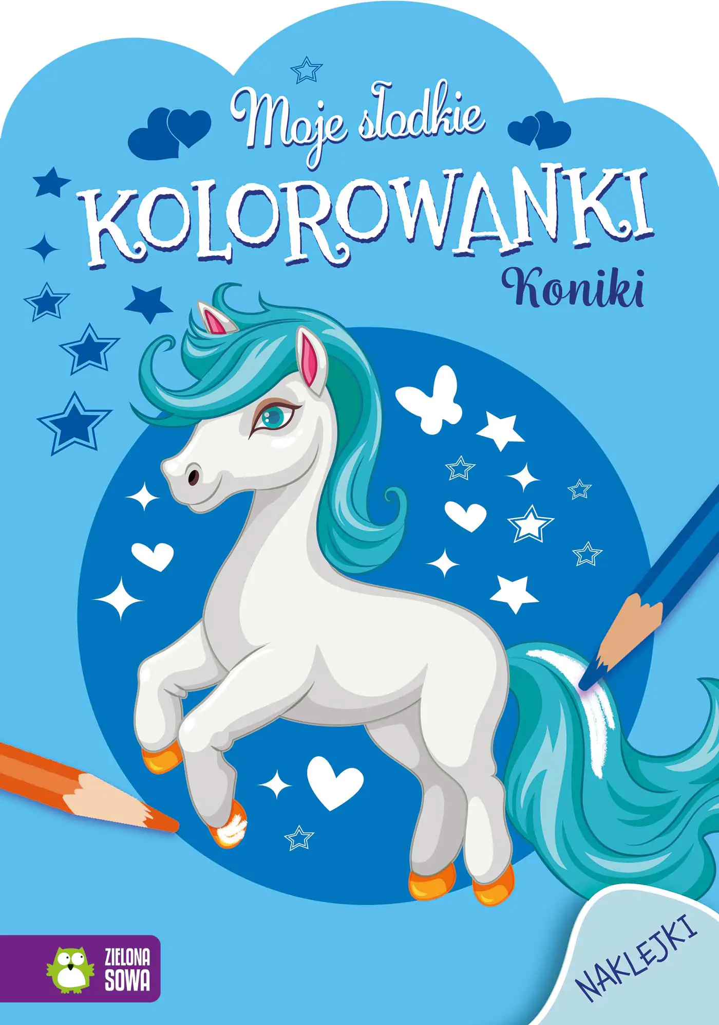 Książka - MALOWANKA 165X235 KONIKI NAKLEJ ZS