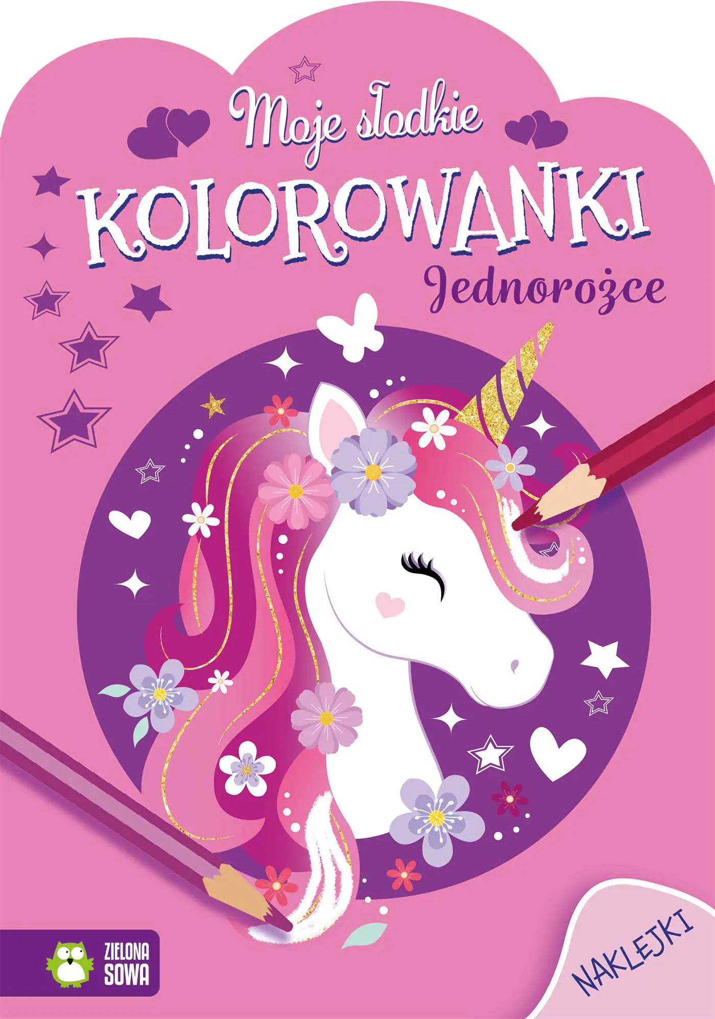 Książka - MALOWANKA 165X235 JEDNOROZCE NAKLEJ ZS