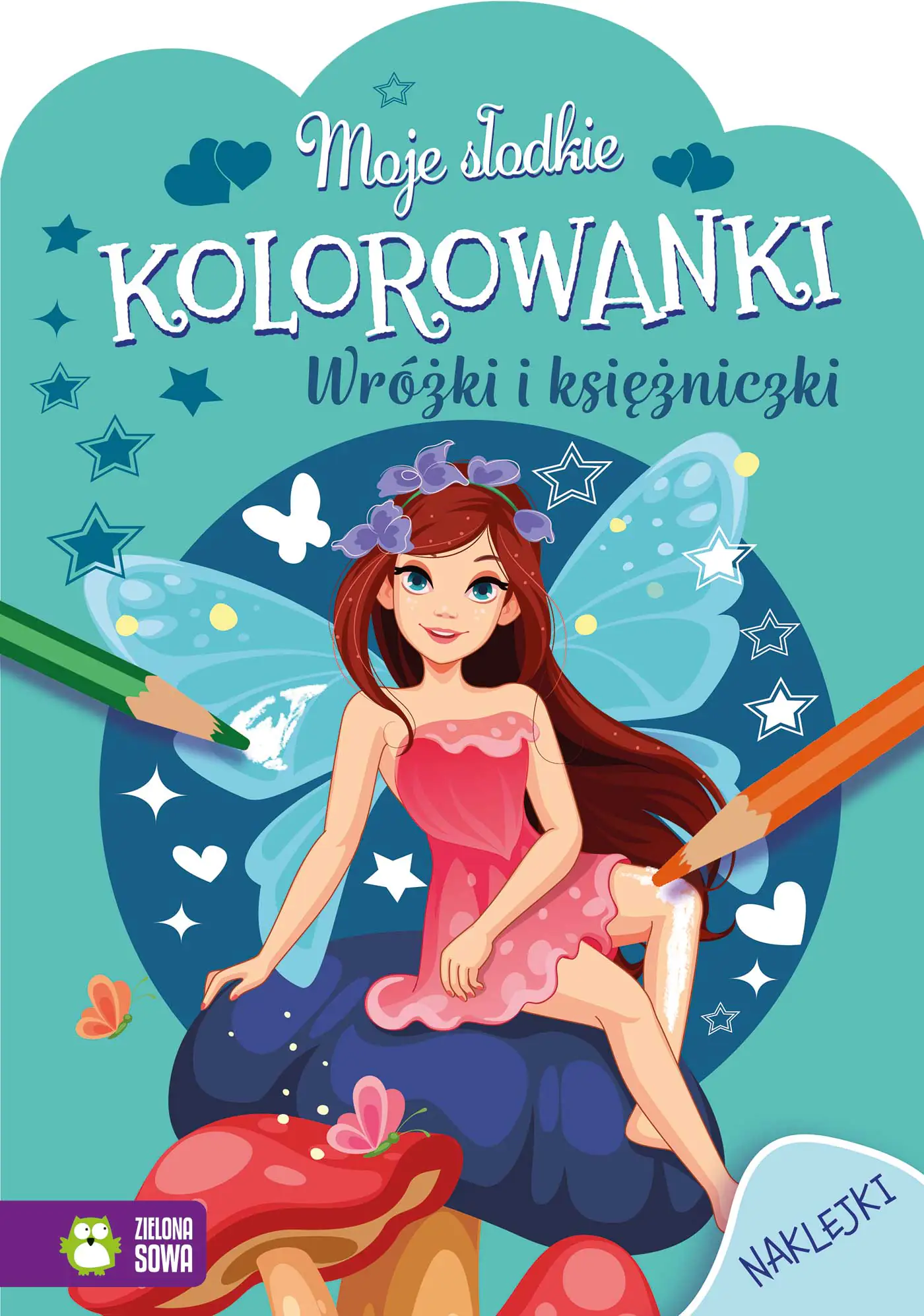 Książka - MALOWANKA 165X235 WROZKI I KSIEZNICZKI NAKLE ZS