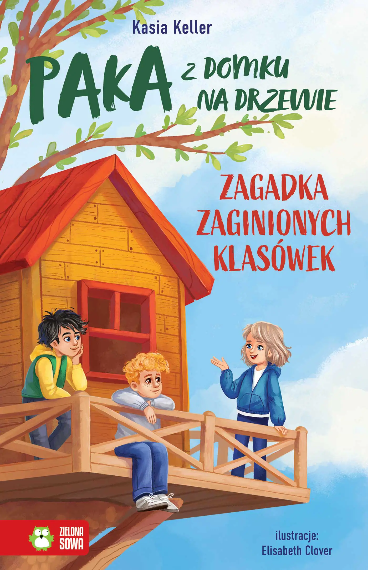 Książka - PAKA z domku na drzewie. Zagadka zaginionych klasówek
