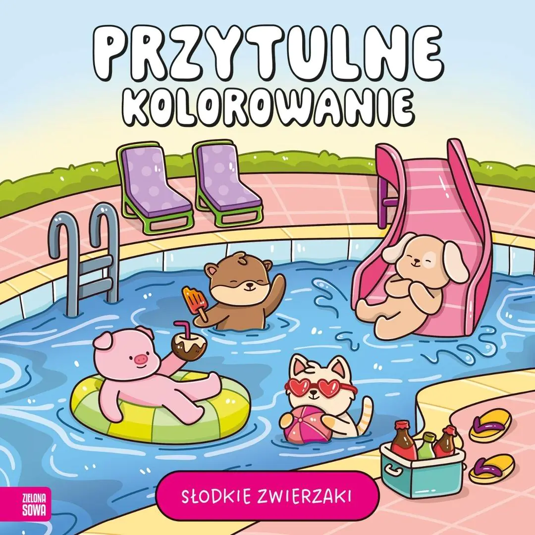 Książka - Przytulne kolorowanie. Słodkie zwierzaki
