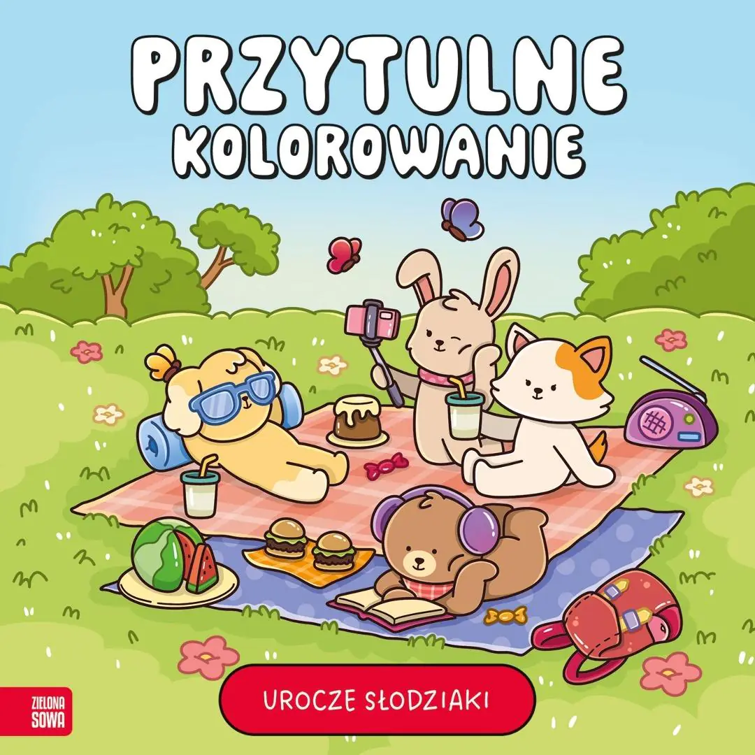 Książka - Przytulne kolorowanie. Urocze słodziaki