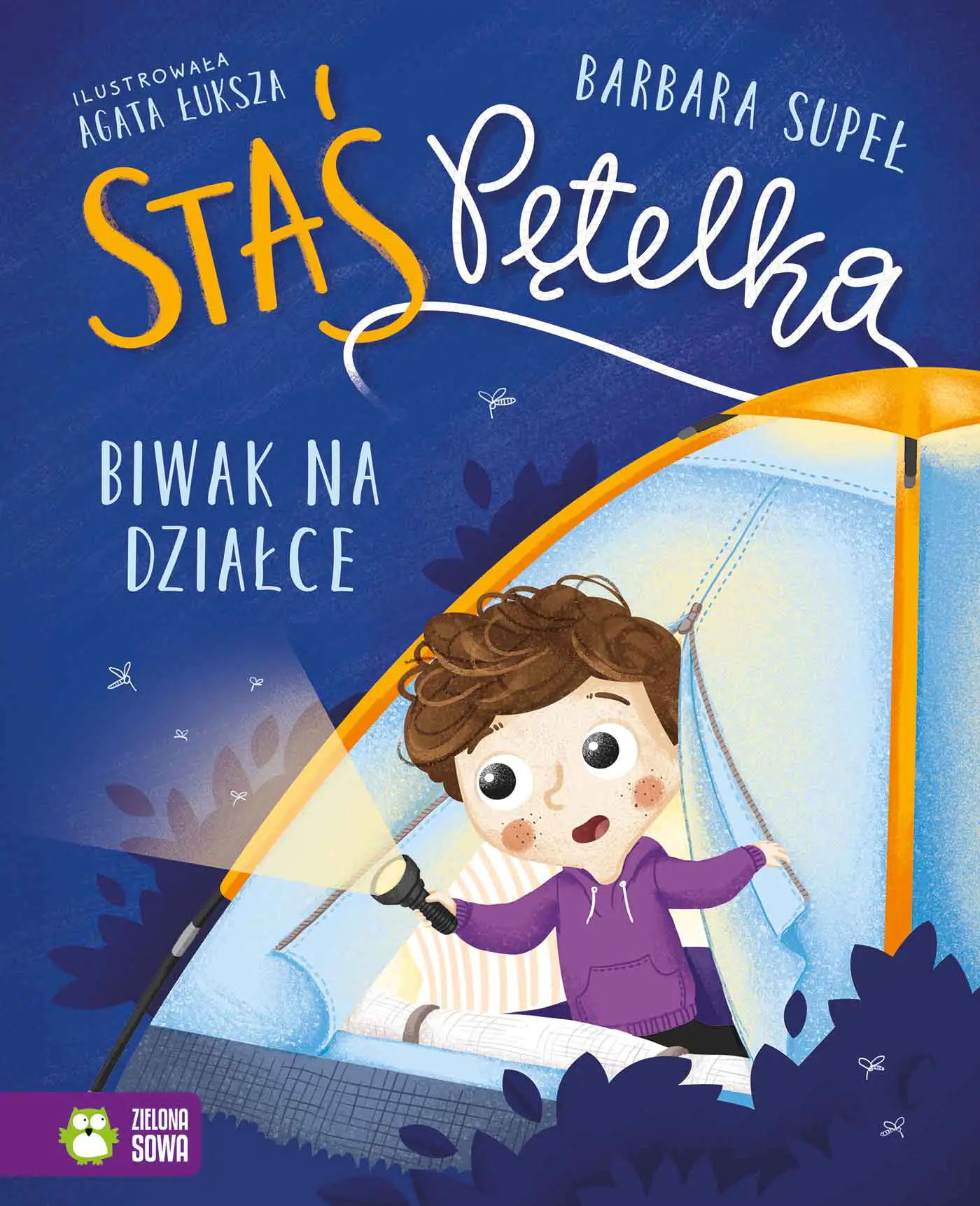 Książka - Staś Pętelka. Biwak na działce