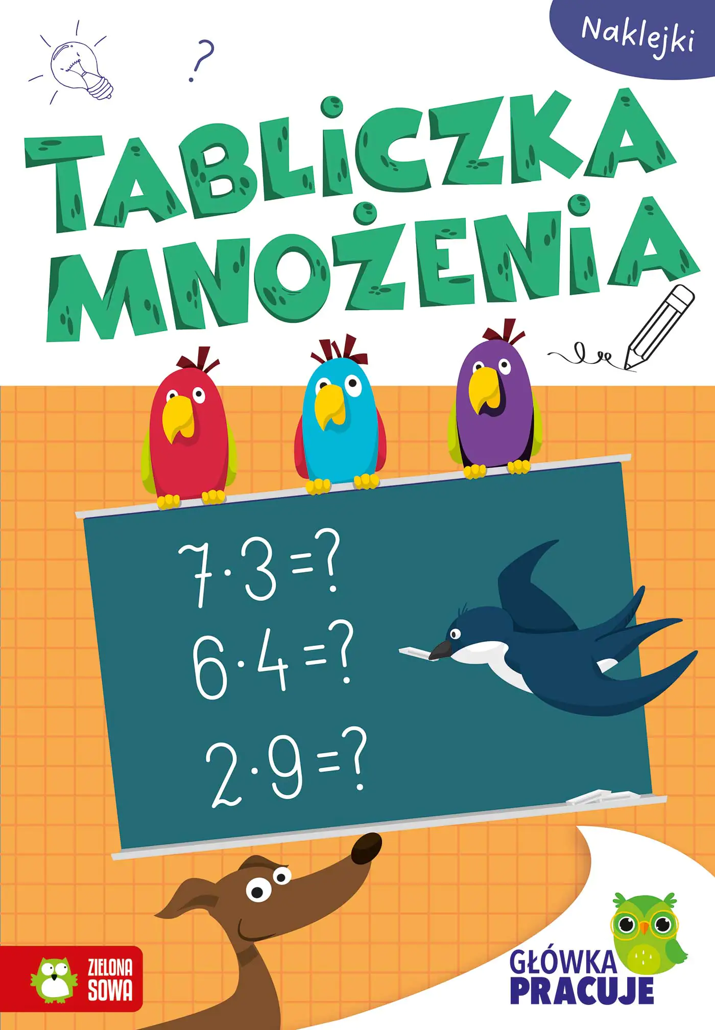 Książka - Główka pracuje. Tabliczka mnożenia