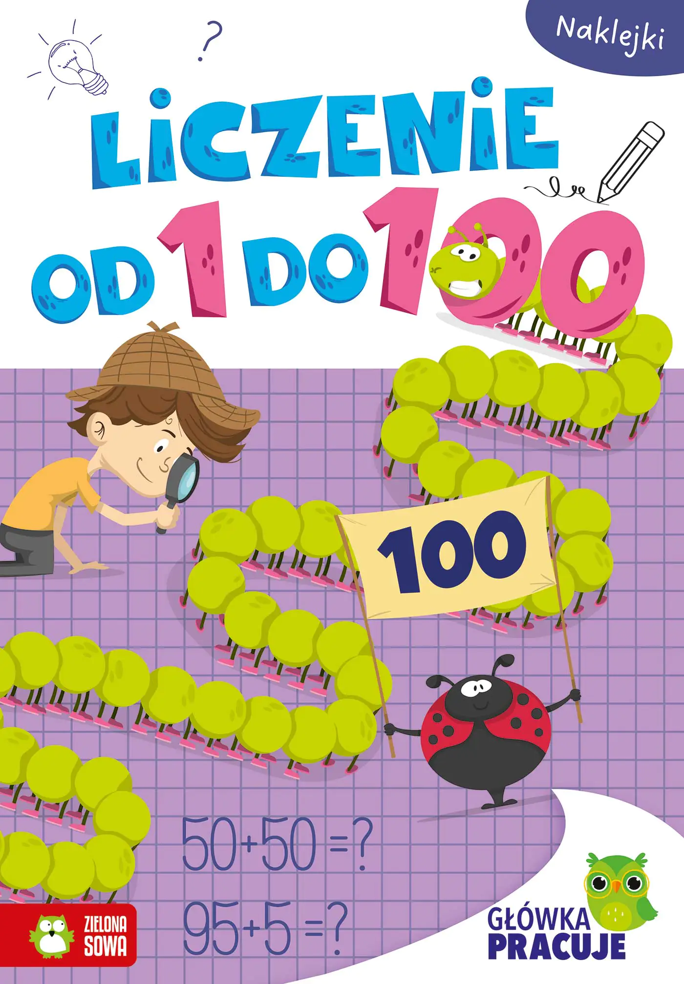 Książka - Główka pracuje. Liczenie od 1 do 100