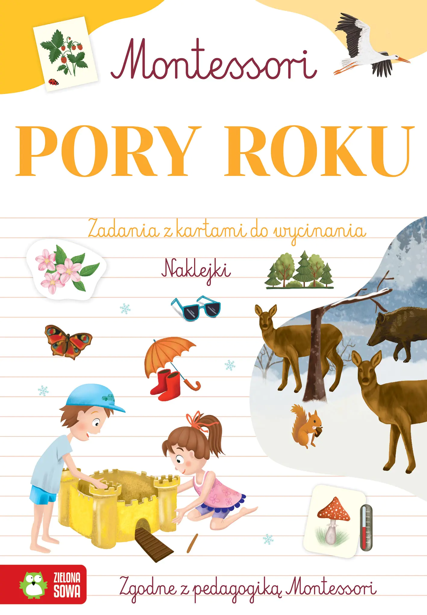 Książka - Zeszyt Montessori. Pory roku
