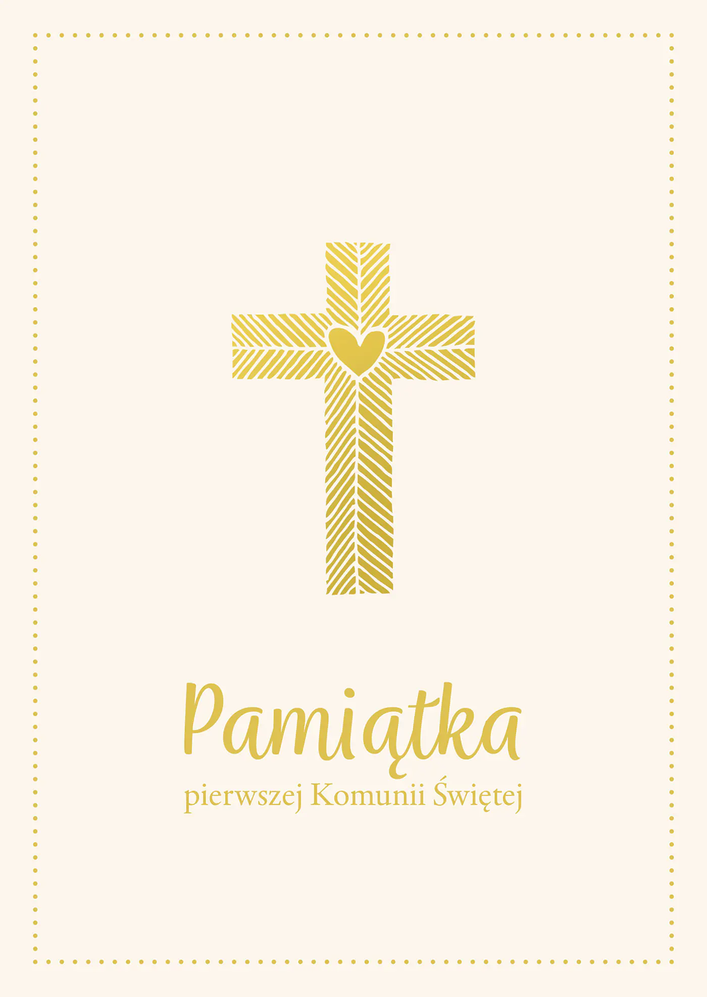 Książka - PAMIATKA KOMUNII 210X300 KRZYZ ZS