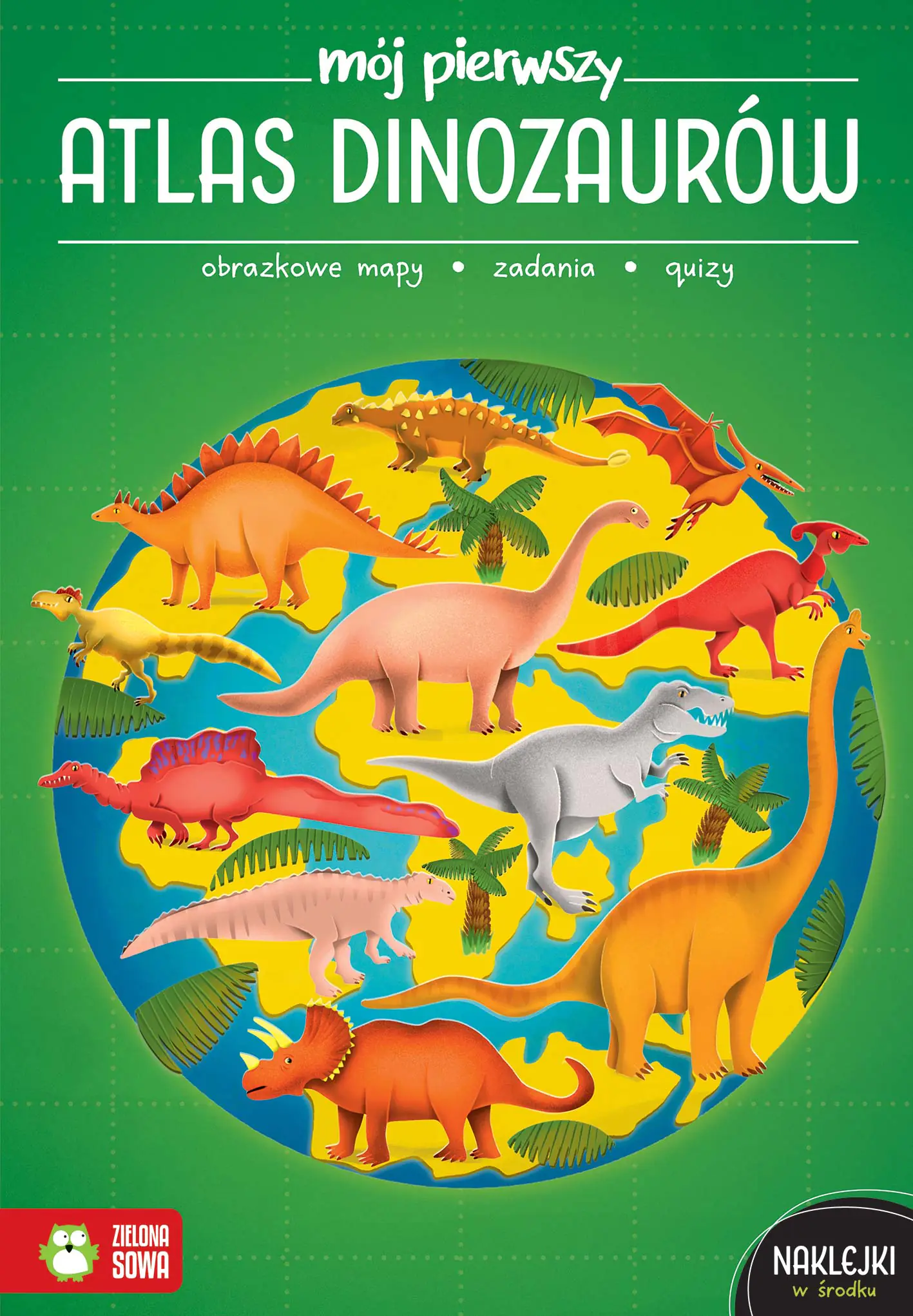 Książka - Mój pierwszy atlas dinozaurów