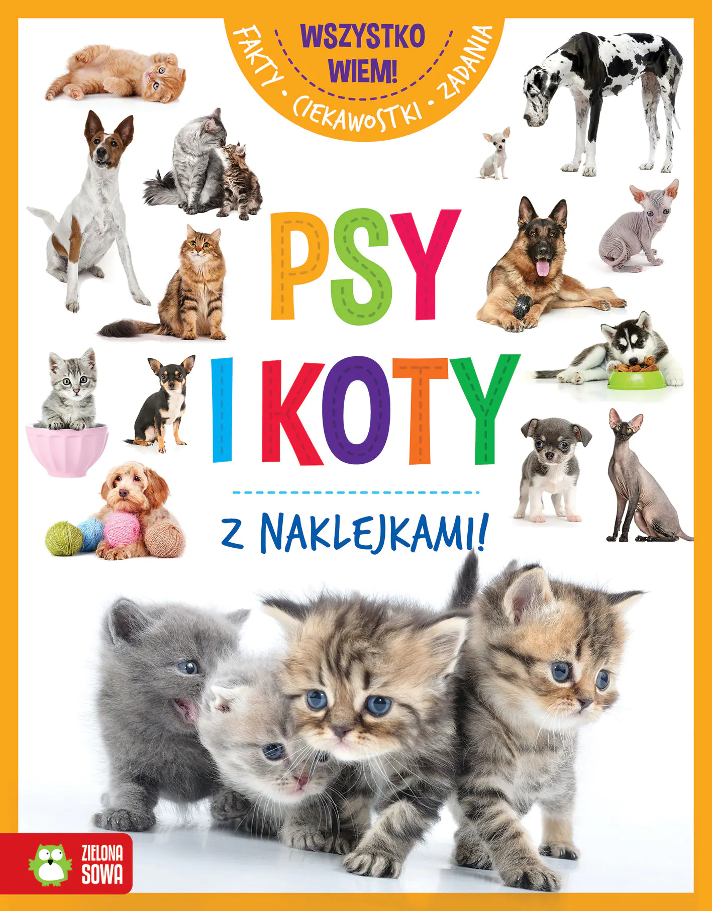 Książka - Wszystko wiem! Psy i koty