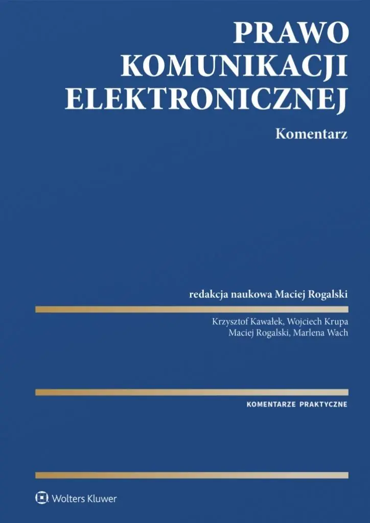 Książka - Prawo komunikacji elektronicznej. Komentarz