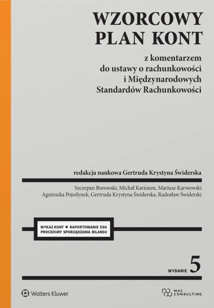 Książka - Wzorcowy Plan Kont z komentarzem do ustawy...