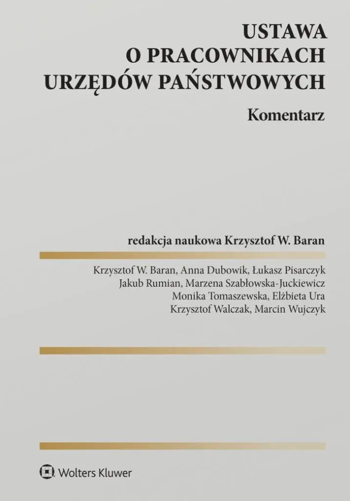 Książka - Ustawa o pracownikach urzędów państwowych