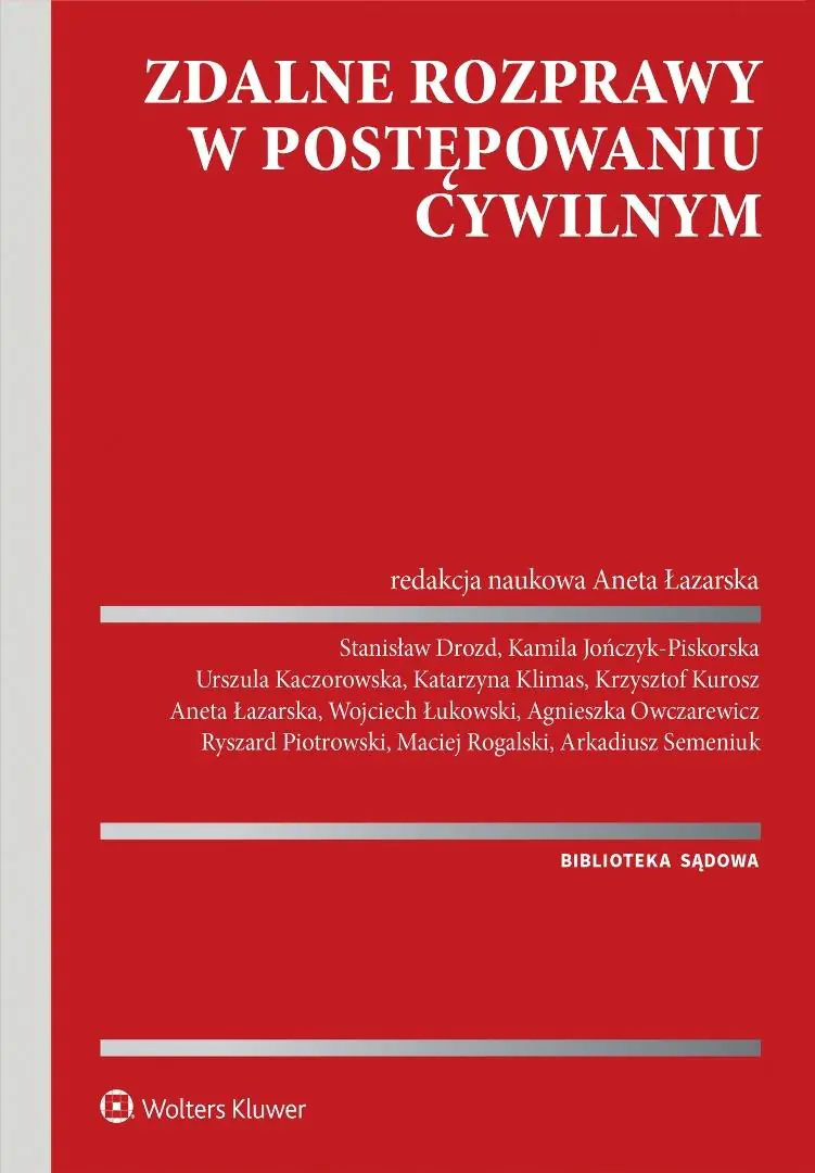 Książka - Zdalne rozprawy w postępowaniu cywilnym