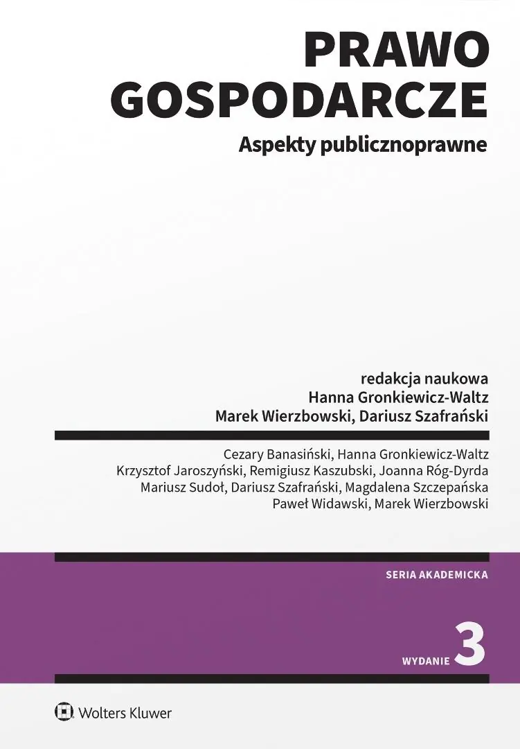 Książka - Prawo gospodarcze. Aspekty publicznoprawne