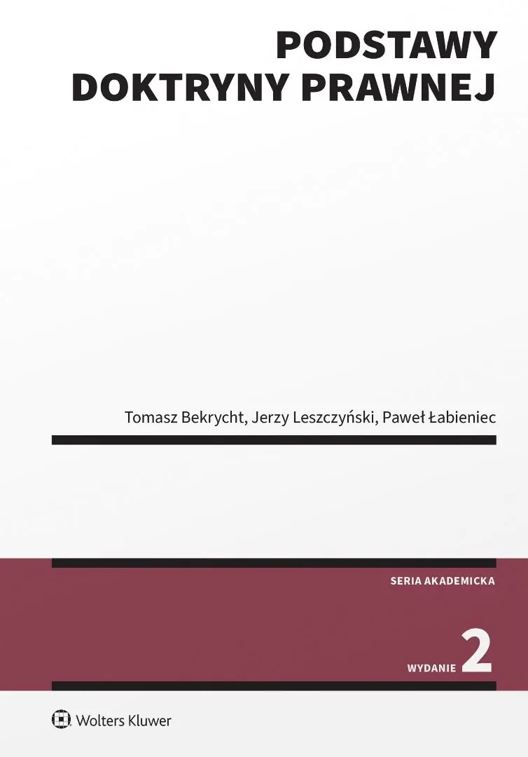 Książka - Podstawy doktryny prawnej