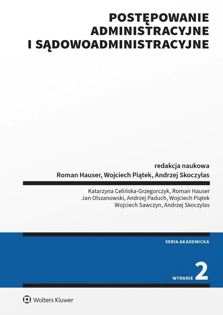 Książka - Postępowanie administracyjne i sądowoadministracyjne