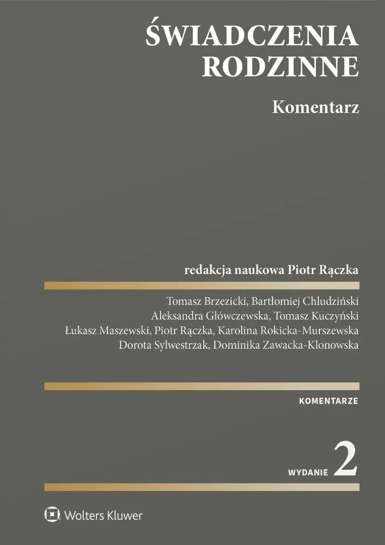 Książka - Świadczenia rodzinne.  Komentarz