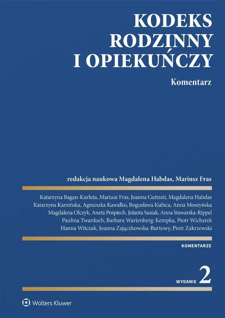 Książka - Kodeks rodzinny i opiekuńczy. Komentarz