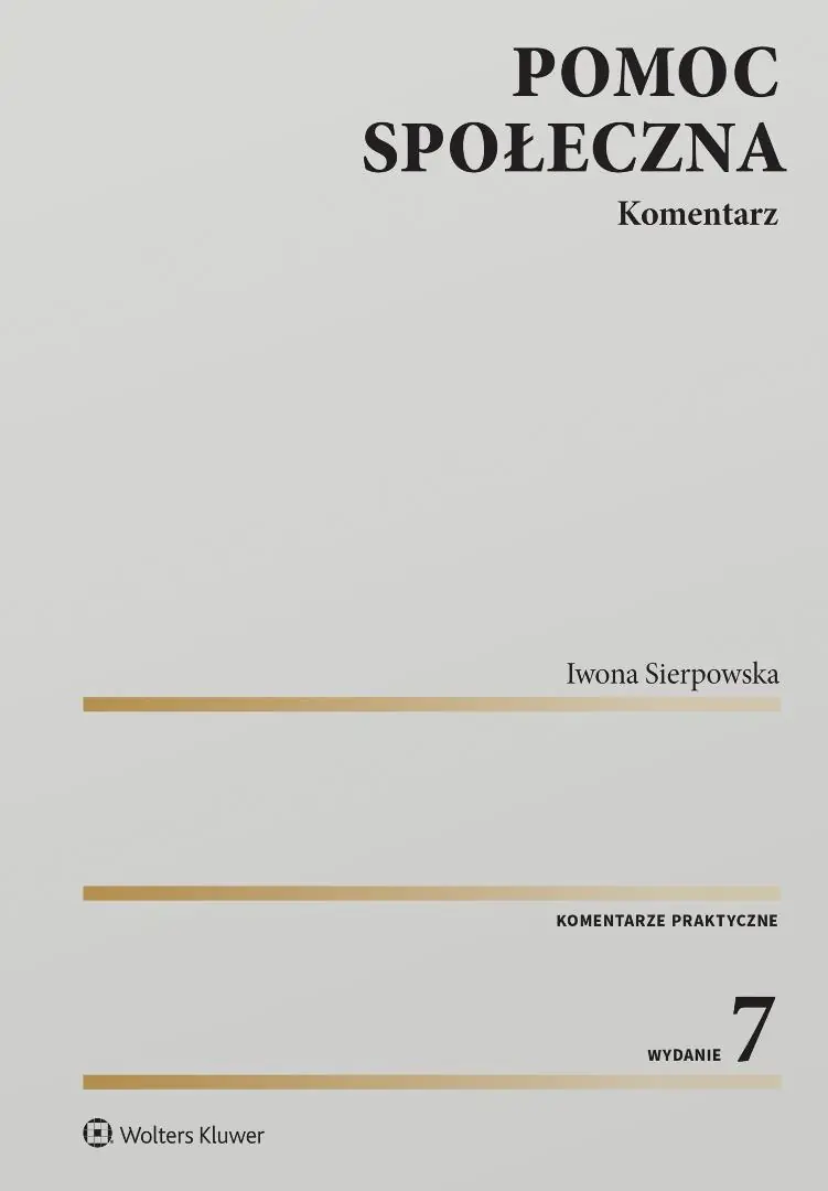 Książka - Pomoc społeczna. Komentarz