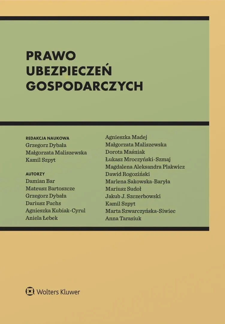 Książka - Prawo ubezpieczeń gospodarczych