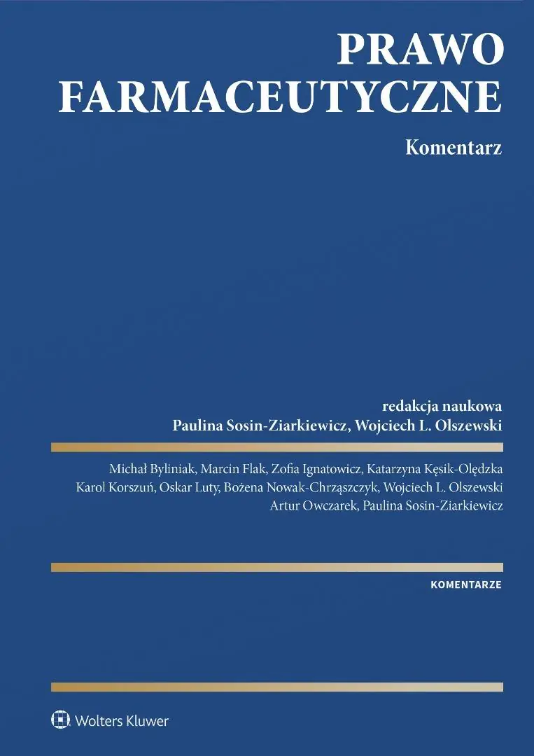 Książka - Prawo farmaceutyczne. Komentarz