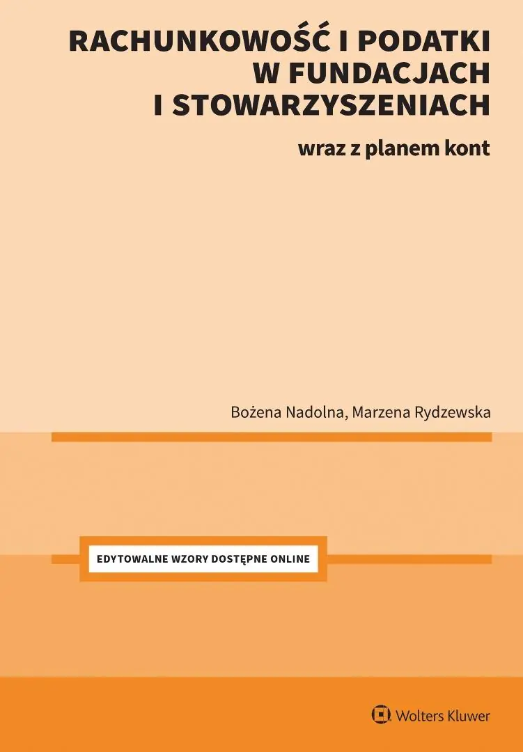 Książka - Rachunkowość i podatki w fundacjach i stowarzyszeniach