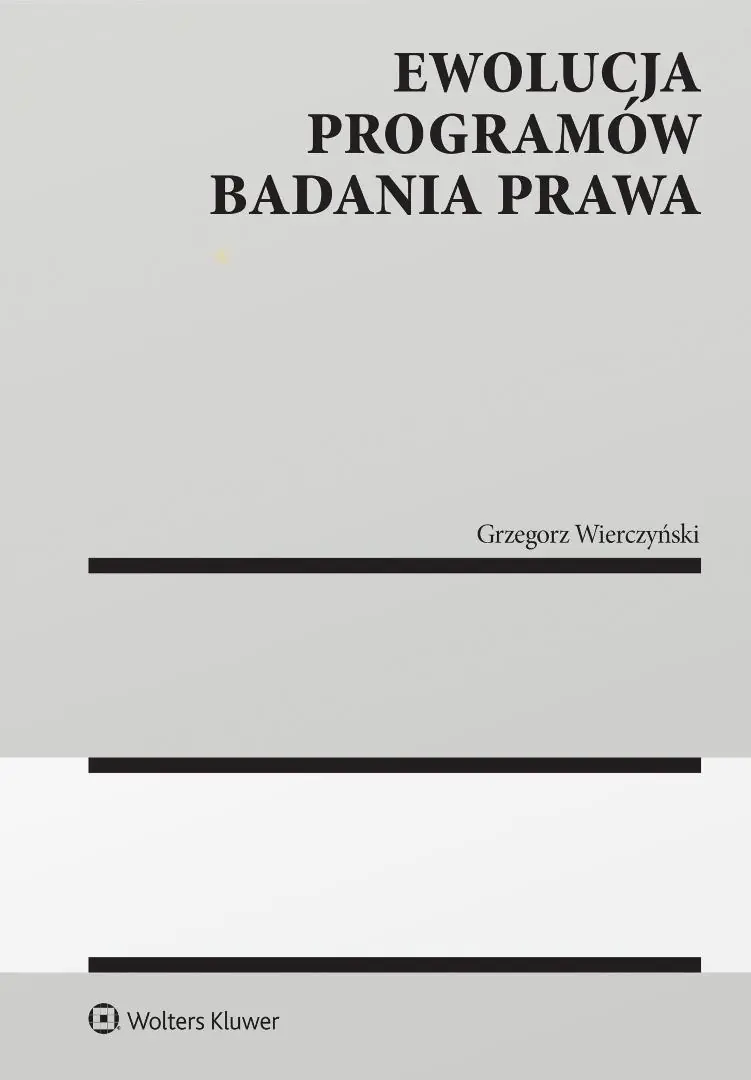 Książka - Ewolucja programów badania prawa