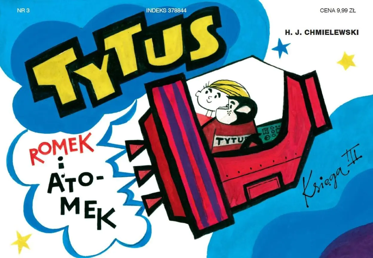 Książka - Tytus kosmonautą. Tytus, Romek i A'Tomek. Księga 3