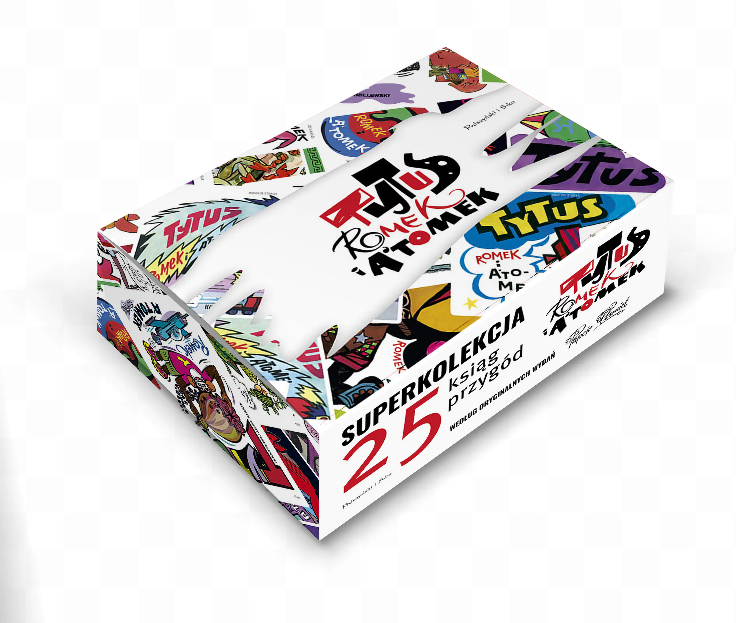 Książka - Pakiet: Tytus, Romek i A'Tomek. kolekcja 25 ksiąg