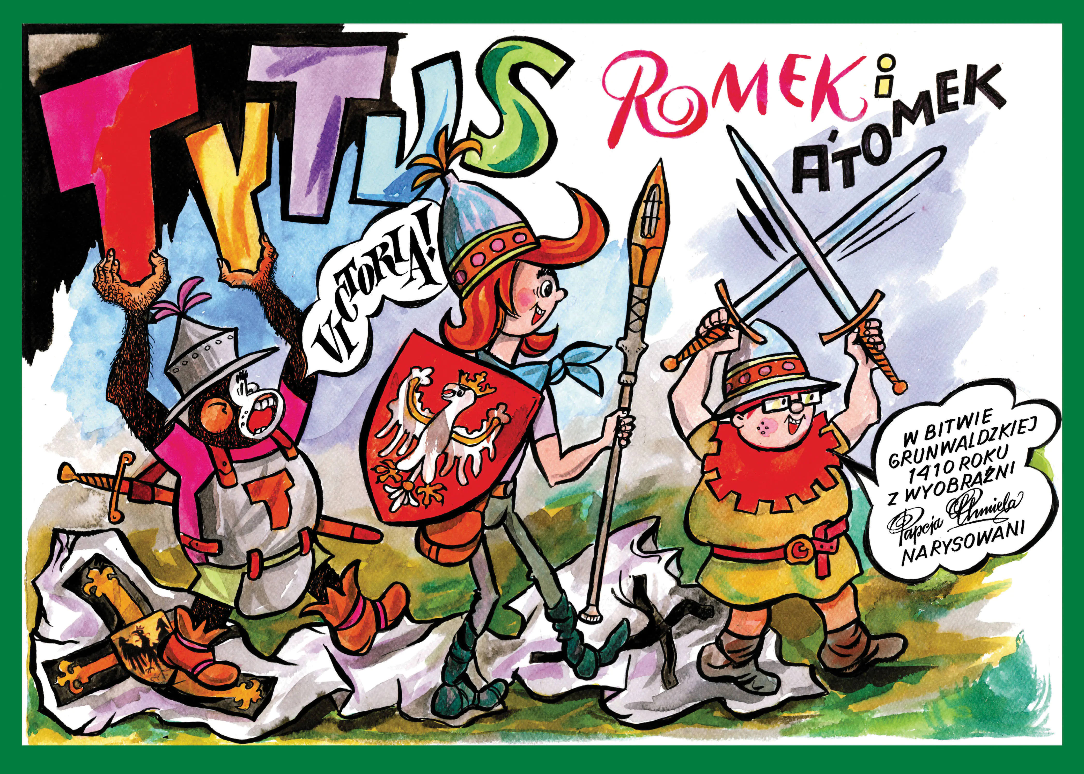 Książka - Tytus, Romek i A`Tomek w bitwie grunwaldzkiej 1410