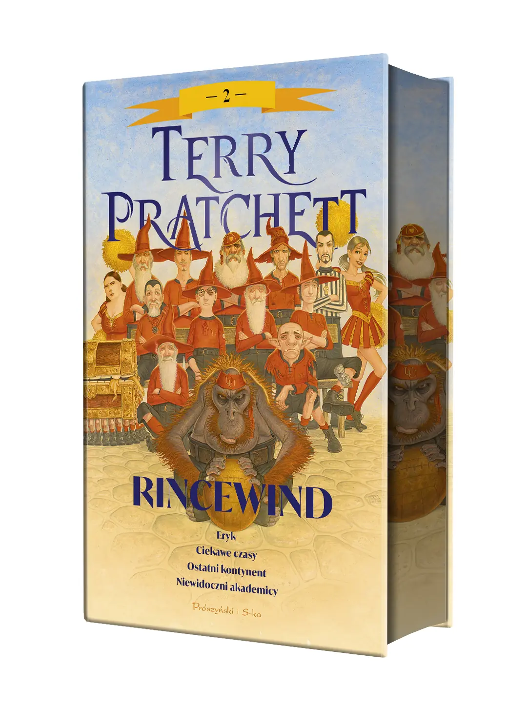 Książka - Rincewind 2. Świat dysku (barwione brzegi)