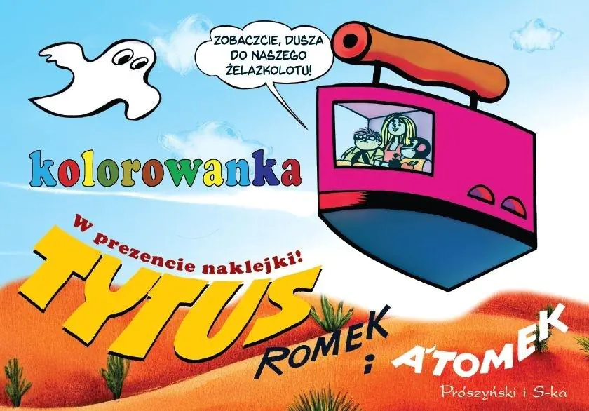 Książka - Tytus, Romek i A`Tomek. Kolorowanka 1