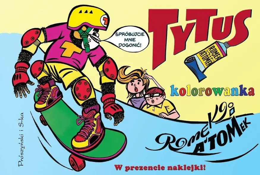 Książka - Tytus, Romek i A`Tomek. Kolorowanka 3
