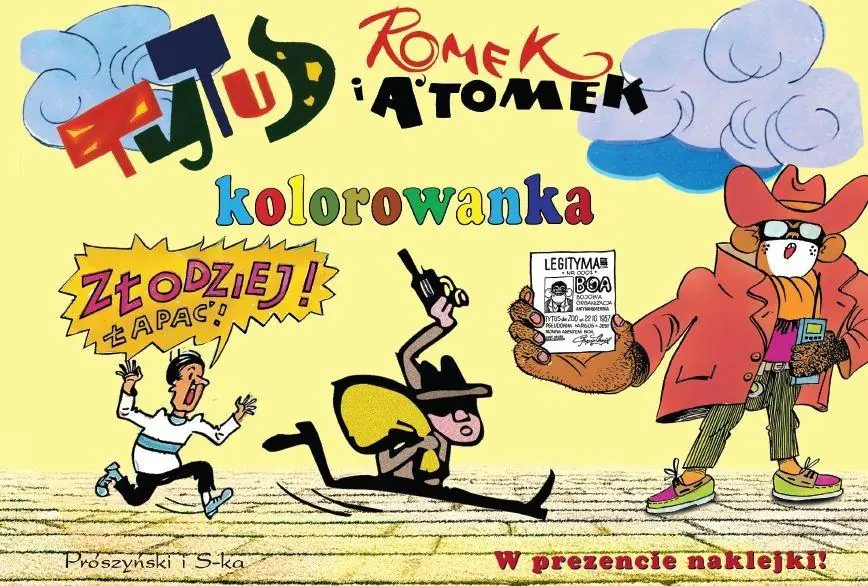 Książka - Tytus, Romek i A`Tomek. Kolorowanka 4