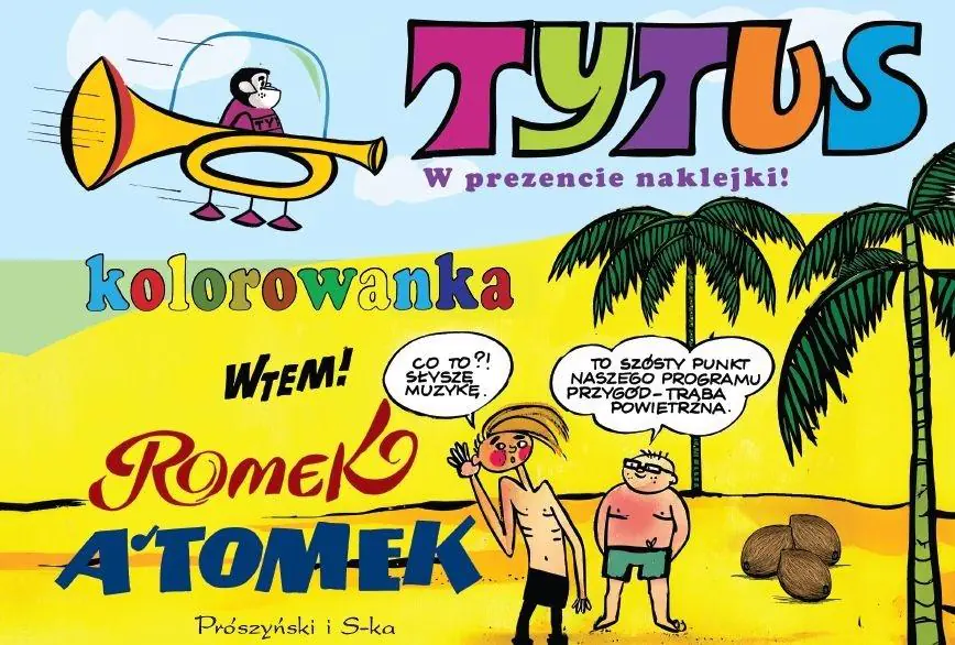 Książka - Tytus, Romek i A`Tomek. Kolorowanka 5