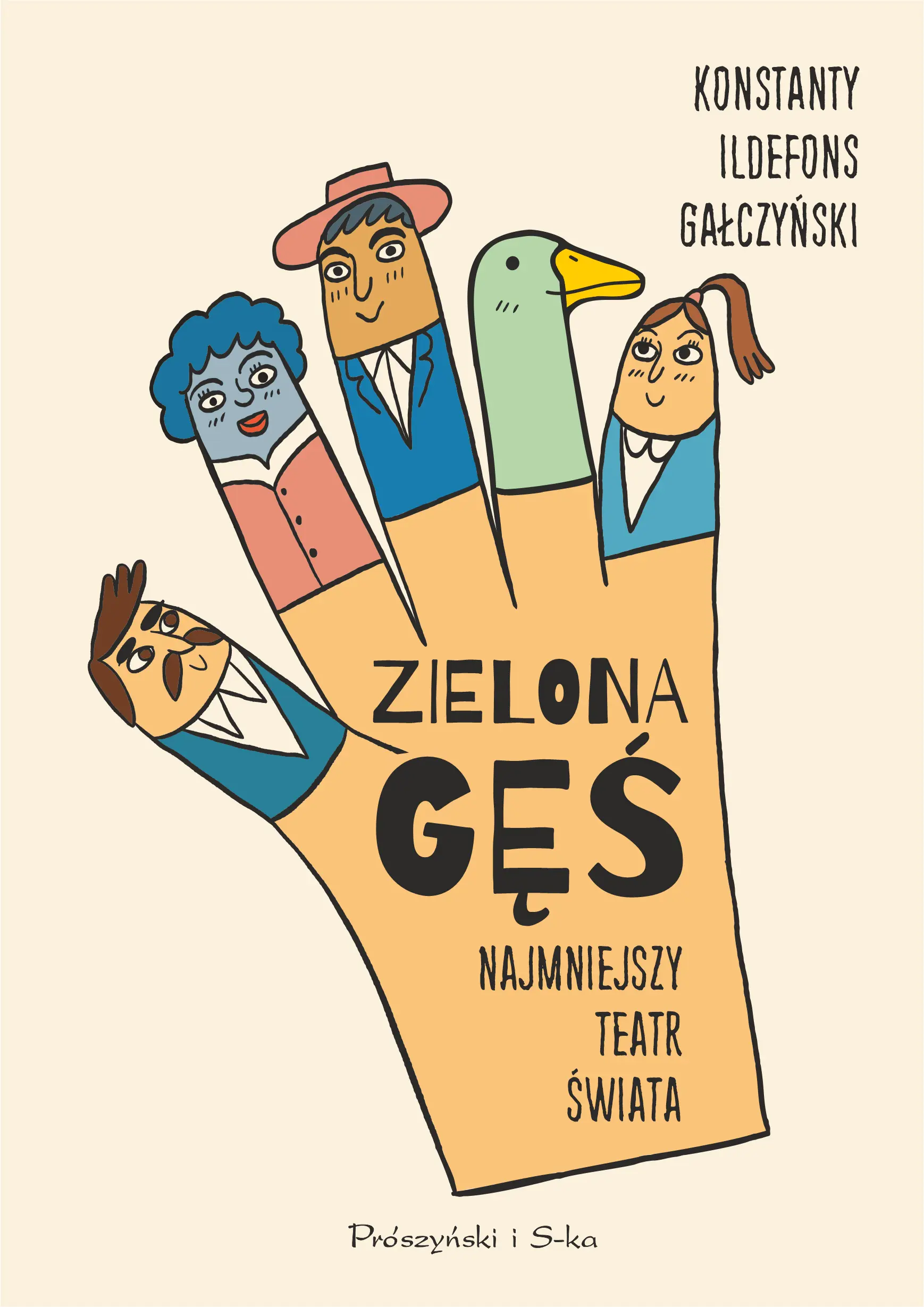 Książka - Zielona Gęś. Najmniejszy teatr świata. Duże Litery