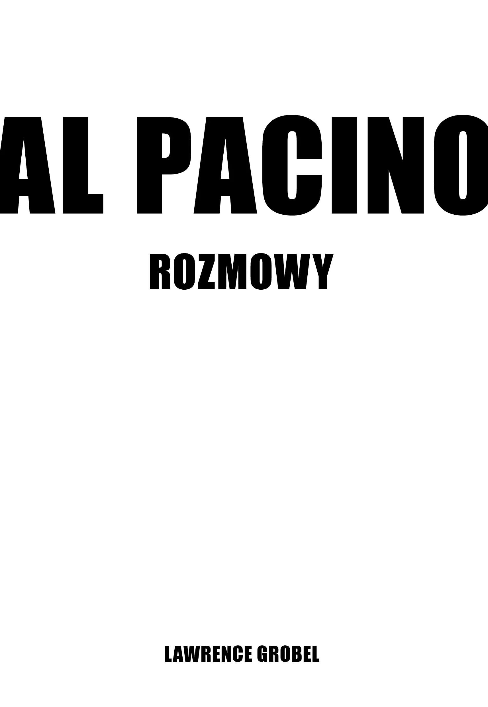 Książka - Al Pacino. Rozmowy